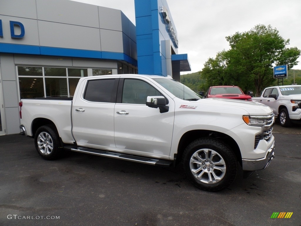 2022 Silverado 1500 LTZ Crew Cab 4x4 - Iridescent Pearl Tricoat / Jet Black photo #5