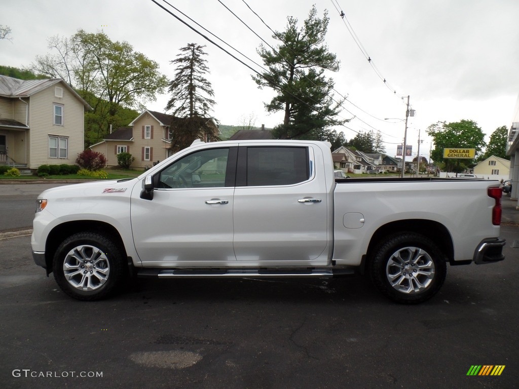 2022 Silverado 1500 LTZ Crew Cab 4x4 - Iridescent Pearl Tricoat / Jet Black photo #11