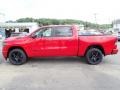 2022 Flame Red Ram 1500 Big Horn Night Edition Crew Cab 4x4  photo #2