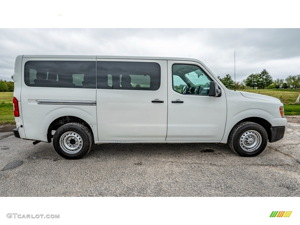 Glacier White 2016 Nissan NV 3500 HD S Passenger Exterior Photo #144215685