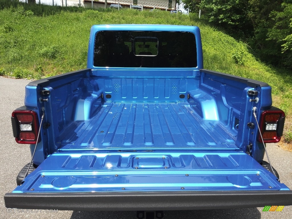 2022 Gladiator Rubicon 4x4 - Hydro Blue Pearl / Black photo #8