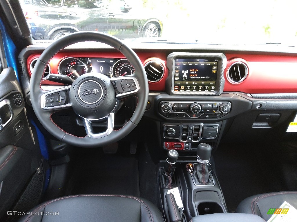 Black Interior 2022 Jeep Gladiator Rubicon 4x4 Photo #144216051