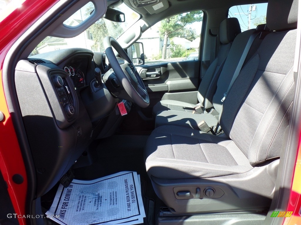 Jet Black Interior 2022 Chevrolet Silverado 2500HD Custom Crew Cab 4x4 Photo #144216192