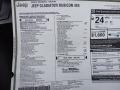 2022 Jeep Gladiator Rubicon 4x4 Window Sticker