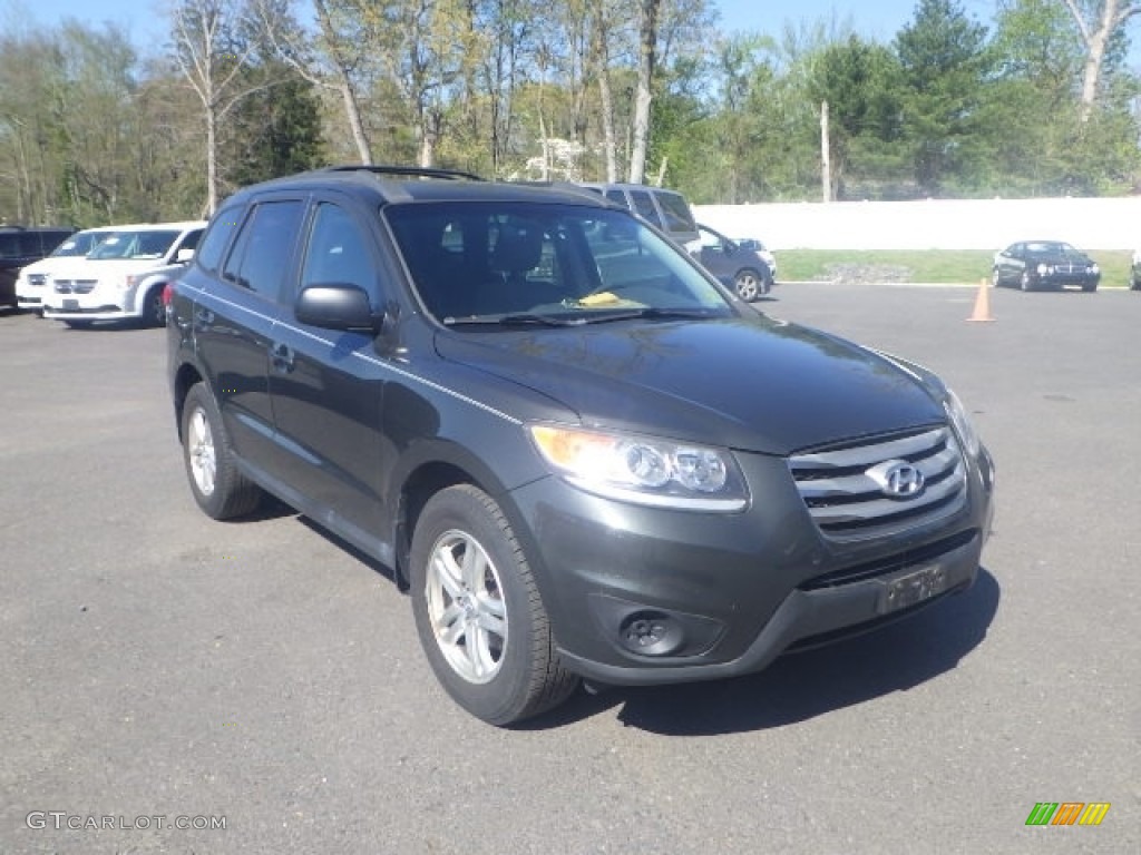 2012 Santa Fe GLS - Black Forest Green / Gray photo #3