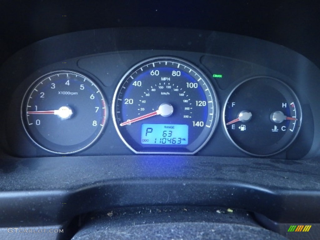 2012 Santa Fe GLS - Black Forest Green / Gray photo #10