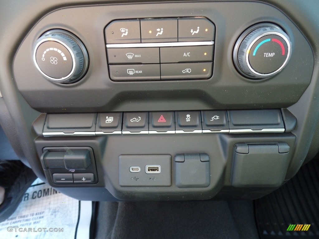 2022 Chevrolet Silverado 2500HD Custom Crew Cab 4x4 Controls Photo #144216534