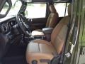 Black/Dark Saddle 2022 Jeep Gladiator Overland 4x4 Interior Color