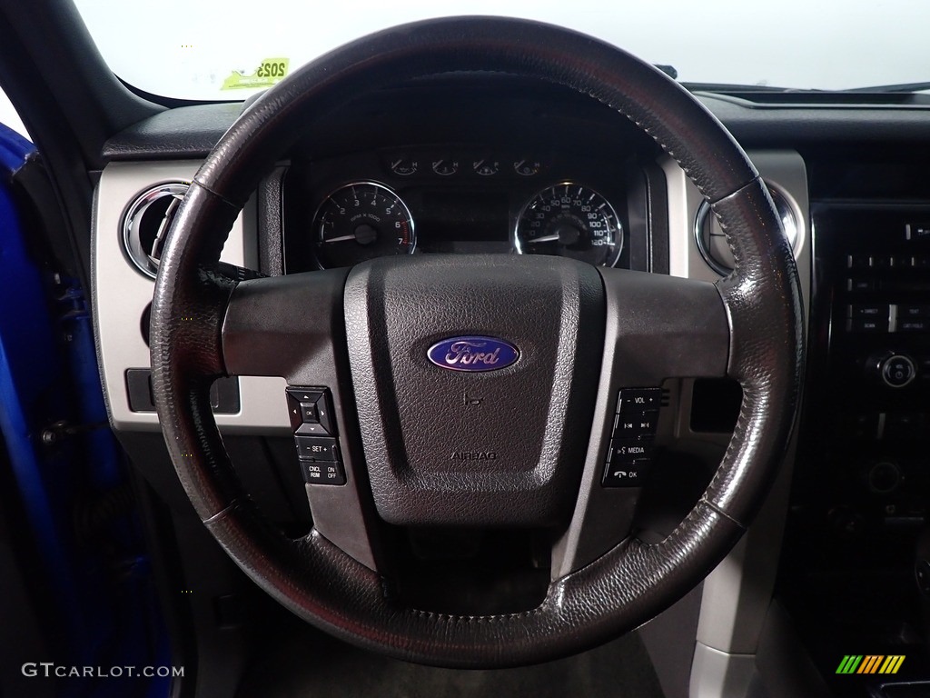 2011 F150 FX4 SuperCab 4x4 - Blue Flame Metallic / Black photo #26