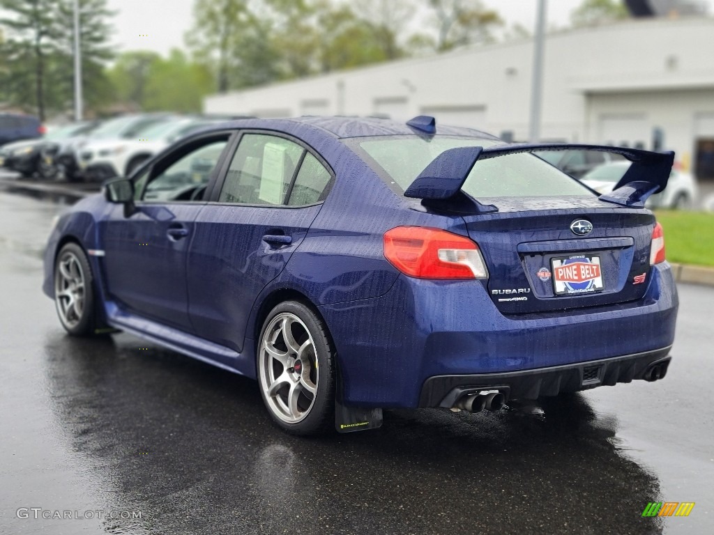 2019 WRX STI - Lapis Blue Pearl / Black Ultrasuede/Carbon Black photo #12