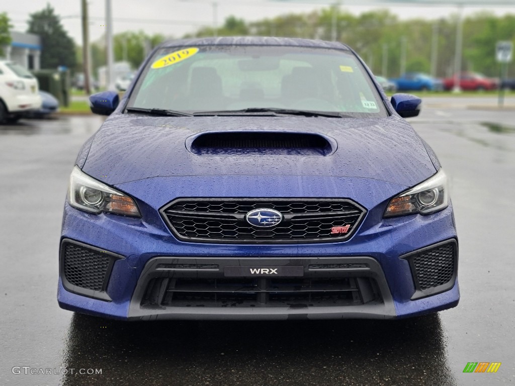 2019 WRX STI - Lapis Blue Pearl / Black Ultrasuede/Carbon Black photo #17