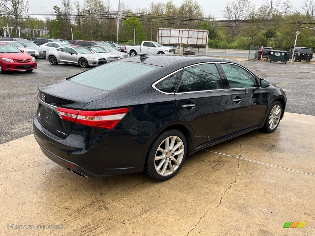 2013 Avalon XLE - Attitude Black Pearl / Black photo #6