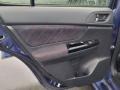 Black Ultrasuede/Carbon Black 2019 Subaru WRX STI Door Panel