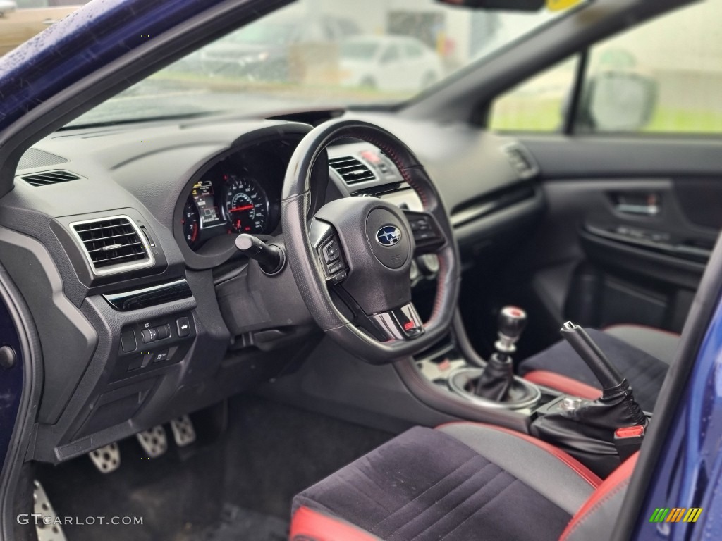 Black Ultrasuede/Carbon Black Interior 2019 Subaru WRX STI Photo #144217770