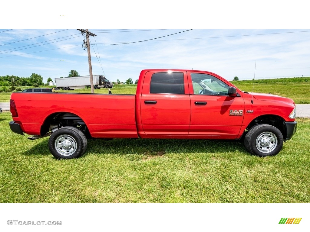 Bright Red 2017 Ram 2500 Tradesman Crew Cab 4x4 Exterior Photo #144218490