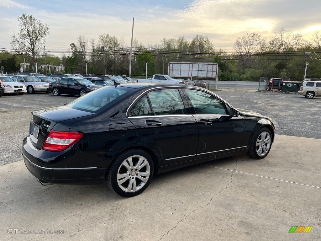 2010 C 300 Luxury 4Matic - Obsidian Black Metallic / Almond/Mocha photo #10