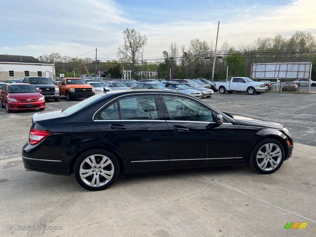 2010 C 300 Luxury 4Matic - Obsidian Black Metallic / Almond/Mocha photo #11