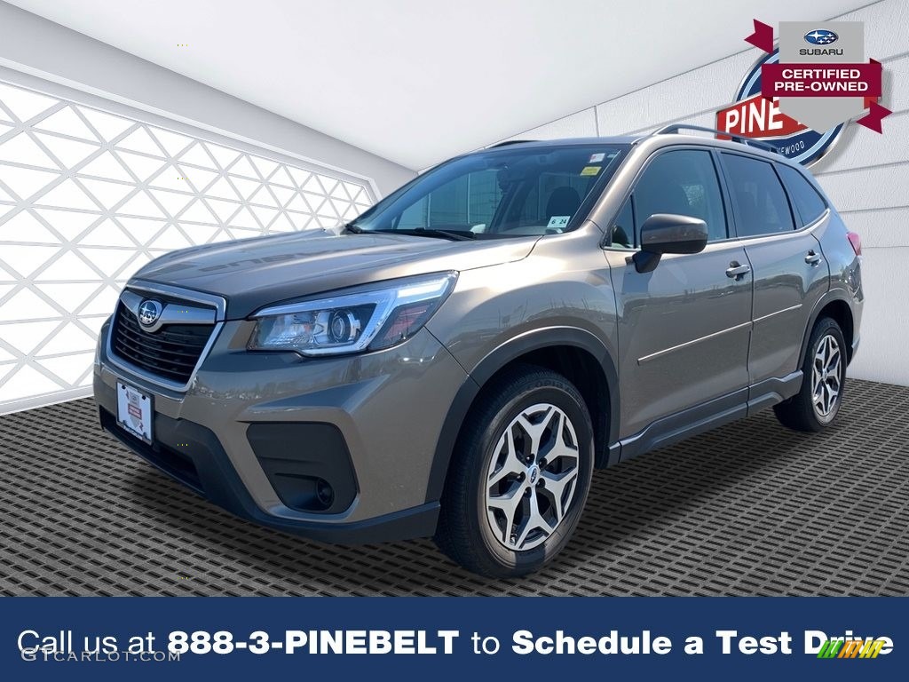 2019 Forester 2.5i Premium - Sepia Bronze Metallic / Black photo #1