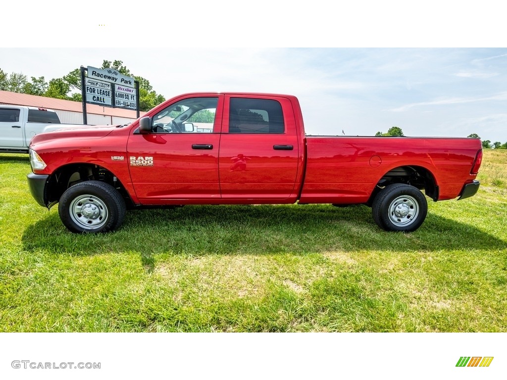 Bright Red 2017 Ram 2500 Tradesman Crew Cab 4x4 Exterior Photo #144218595