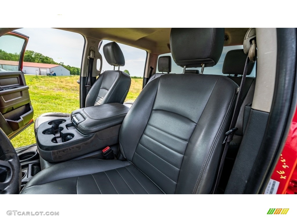 Black/Diesel Gray Interior 2017 Ram 2500 Tradesman Crew Cab 4x4 Photo #144218832