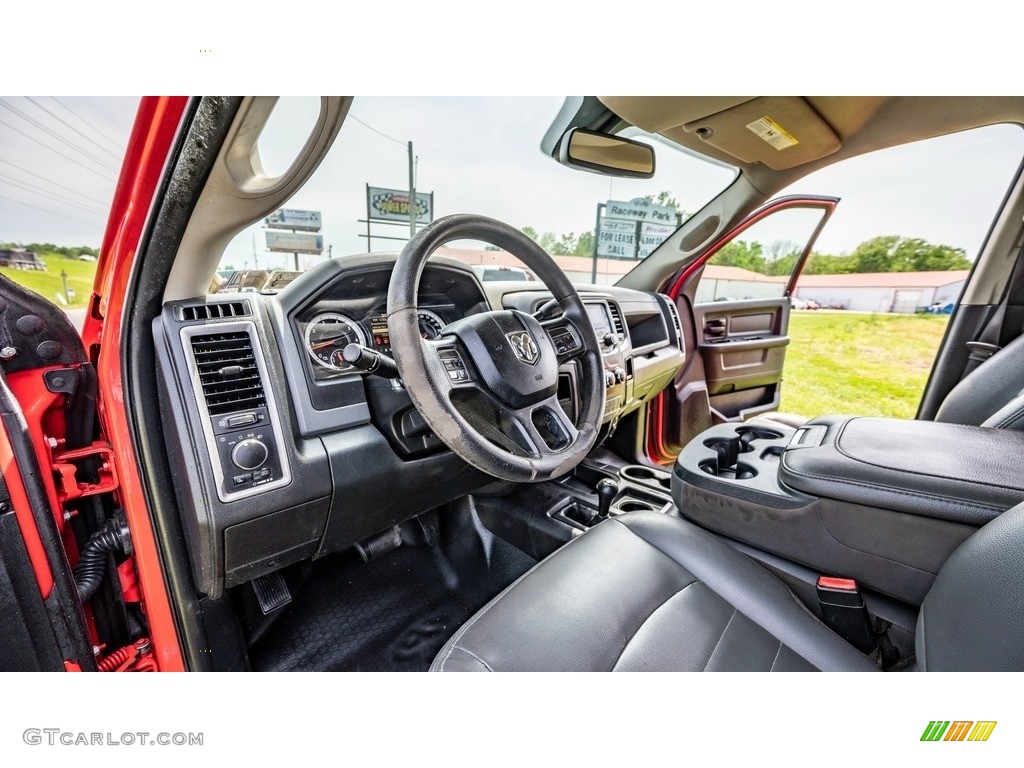 Black/Diesel Gray Interior 2017 Ram 2500 Tradesman Crew Cab 4x4 Photo #144218874