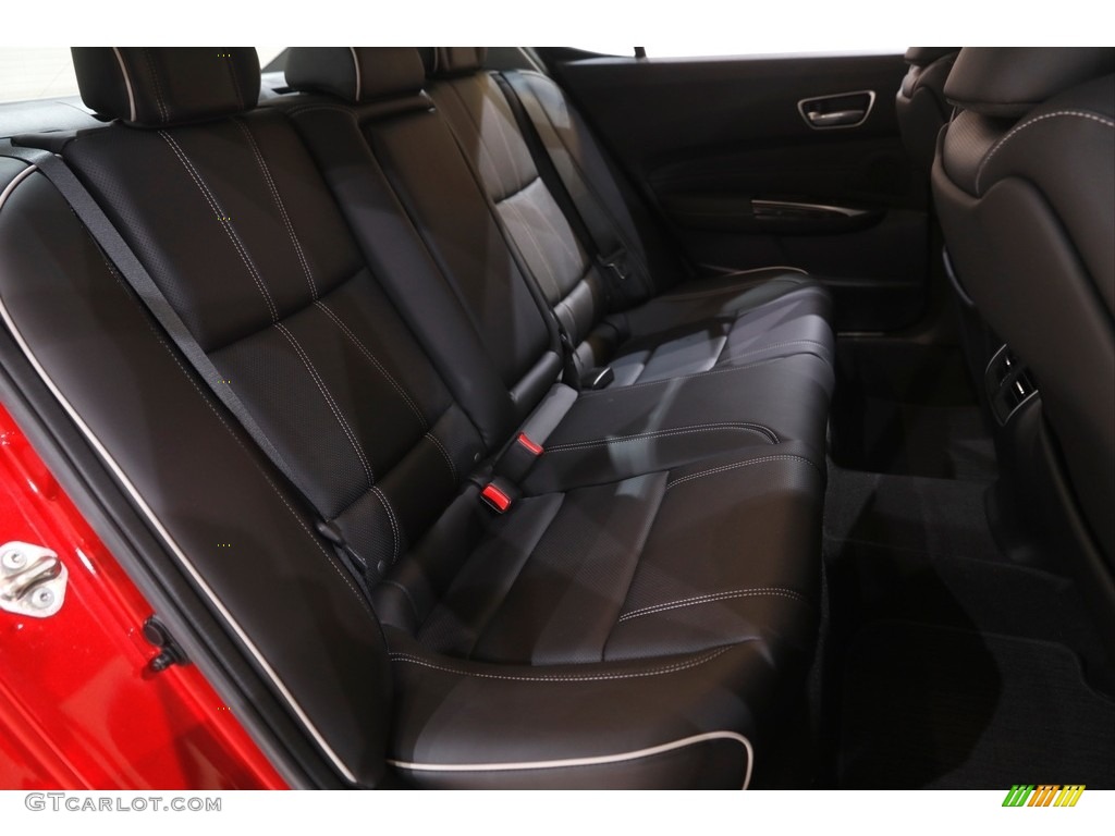 Ebony Interior 2020 Acura TLX V6 Technology Sedan Photo #144219009