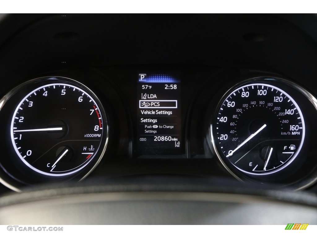 2019 Camry LE - Celestial Silver Metallic / Black photo #8
