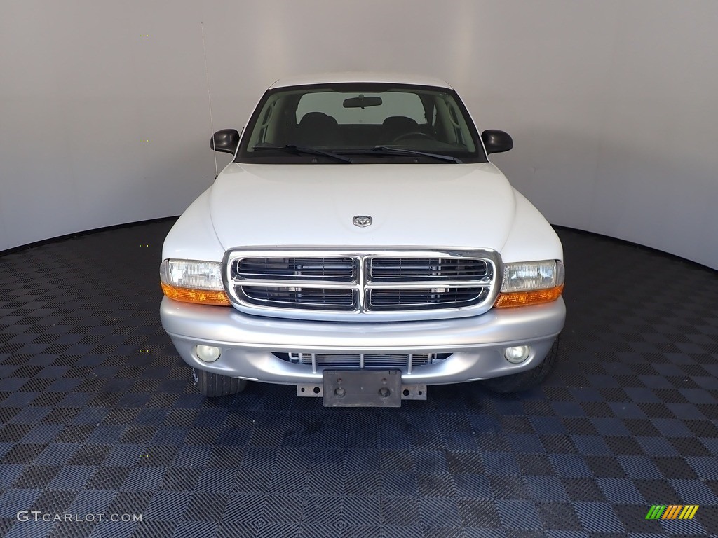 2004 Dakota SLT Quad Cab 4x4 - Bright White / Dark Slate Gray photo #4