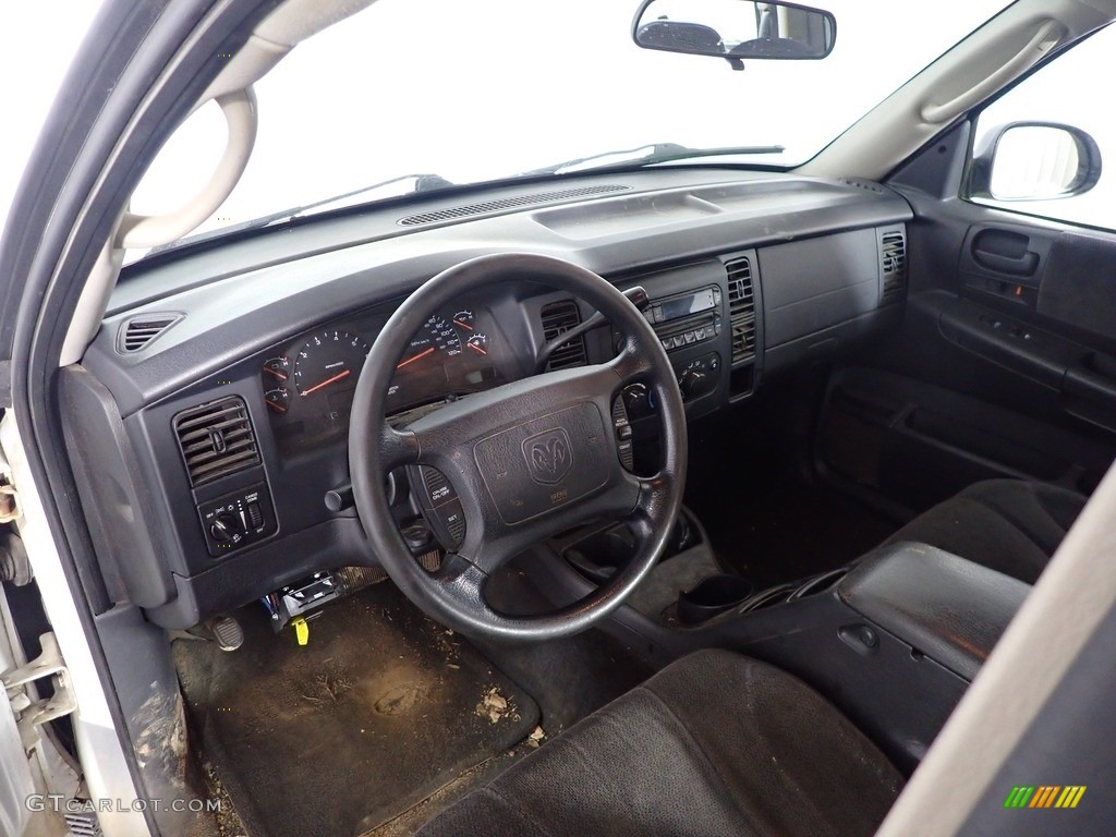 2004 Dakota SLT Quad Cab 4x4 - Bright White / Dark Slate Gray photo #13