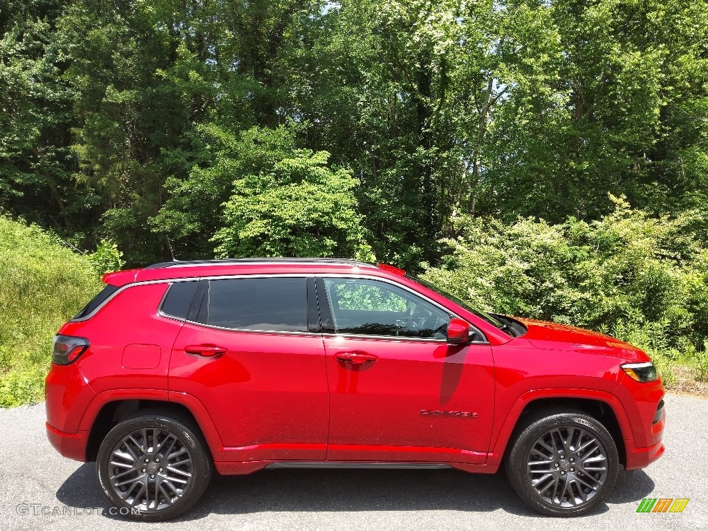 Redline Pearl 2022 Jeep Compass Limited (Red) Edition 4x4 Exterior Photo #144220206
