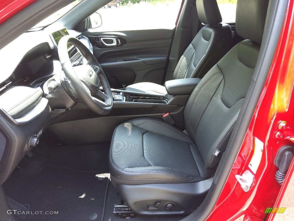 Black Interior 2022 Jeep Compass Limited (Red) Edition 4x4 Photo #144220380