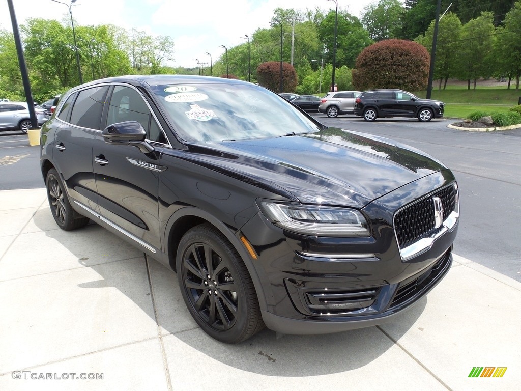 Infinite Black 2020 Lincoln Nautilus Reserve AWD Exterior Photo #144220701