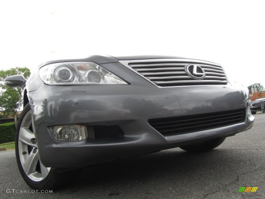 2012 LS 460 - Nebula Gray Pearl / Parchment/Medium Brown Walnut photo #1