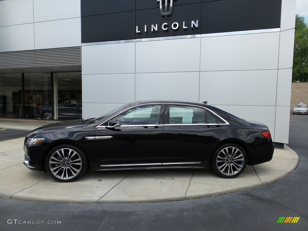 Infinite Black Metallic 2019 Lincoln Continental Reserve AWD Exterior Photo #144221457