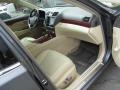 2012 Lexus LS Parchment/Medium Brown Walnut Interior Front Seat Photo