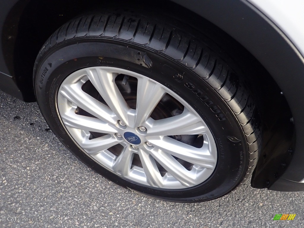 2019 Escape SEL 4WD - Oxford White / Chromite Gray/Charcoal Black photo #10