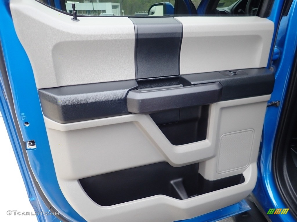 2019 Ford F150 XL SuperCrew 4x4 Earth Gray Door Panel Photo #144222795