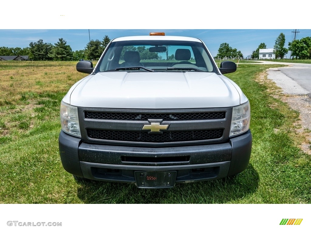 2010 Silverado 1500 Regular Cab - Summit White / Dark Titanium photo #9