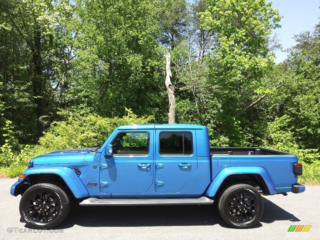 2022 Gladiator High Altitude 4x4 - Hydro Blue Pearl / Black photo #1