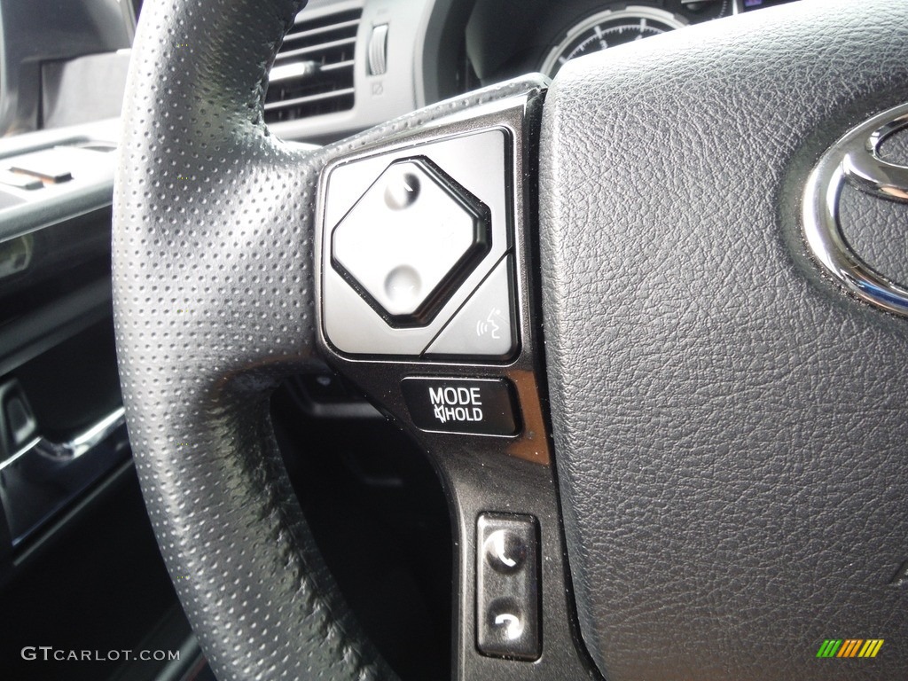 2020 Toyota 4Runner TRD Off-Road Premium 4x4 Black Steering Wheel Photo #144223938