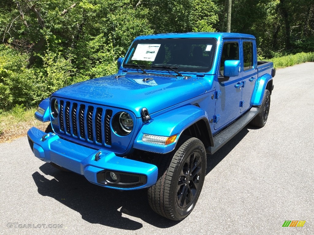 2022 Gladiator High Altitude 4x4 - Hydro Blue Pearl / Black photo #2