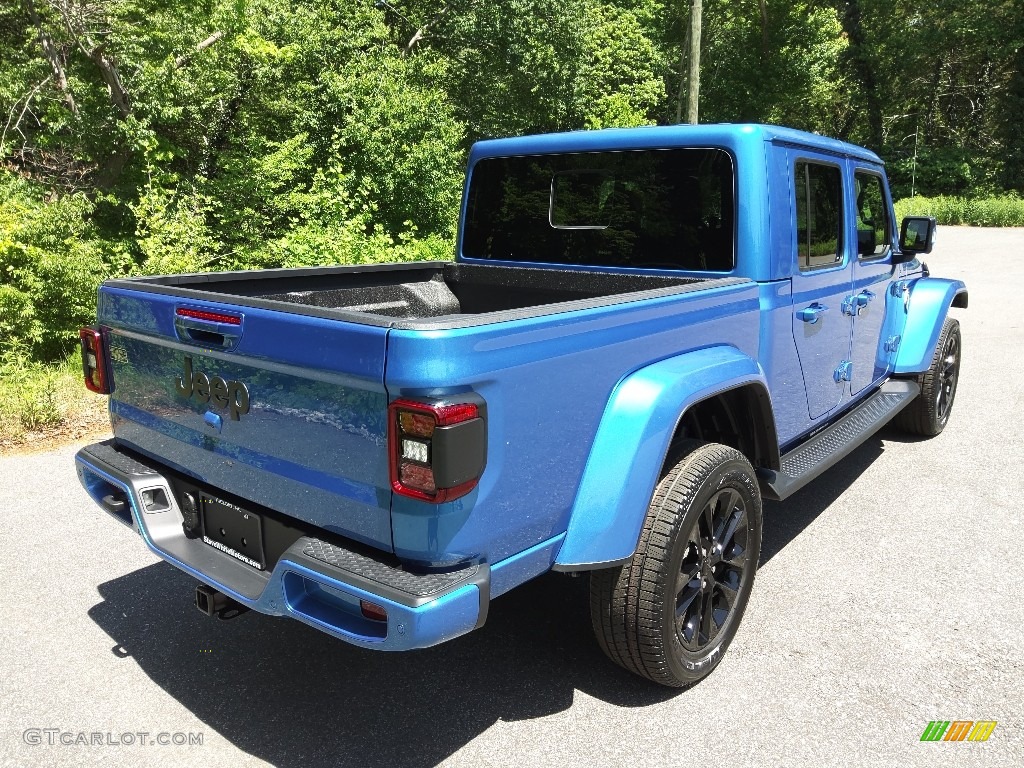 2022 Gladiator High Altitude 4x4 - Hydro Blue Pearl / Black photo #6
