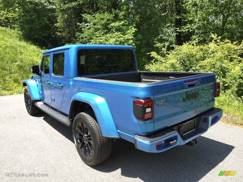 2022 Gladiator High Altitude 4x4 - Hydro Blue Pearl / Black photo #9