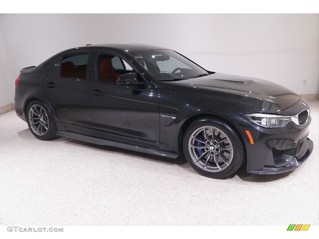 Black Sapphire Metallic 2018 BMW M3 Sedan Exterior Photo #144224532