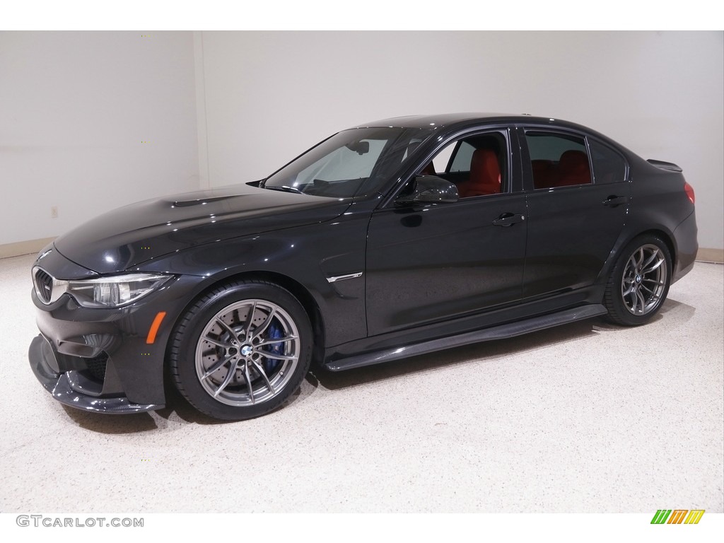 Black Sapphire Metallic 2018 BMW M3 Sedan Exterior Photo #144224580