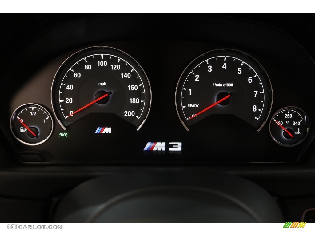 2018 BMW M3 Sedan Gauges Photo #144224679