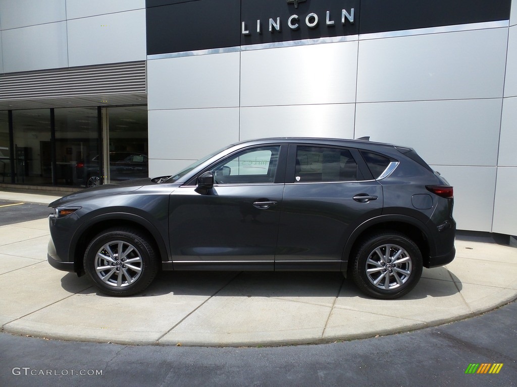 Machine Gray Metallic 2022 Mazda CX-5 S Preferred AWD Exterior Photo #144224682