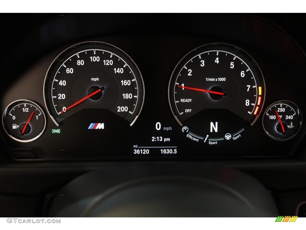 2018 BMW M3 Sedan Gauges Photo #144224694