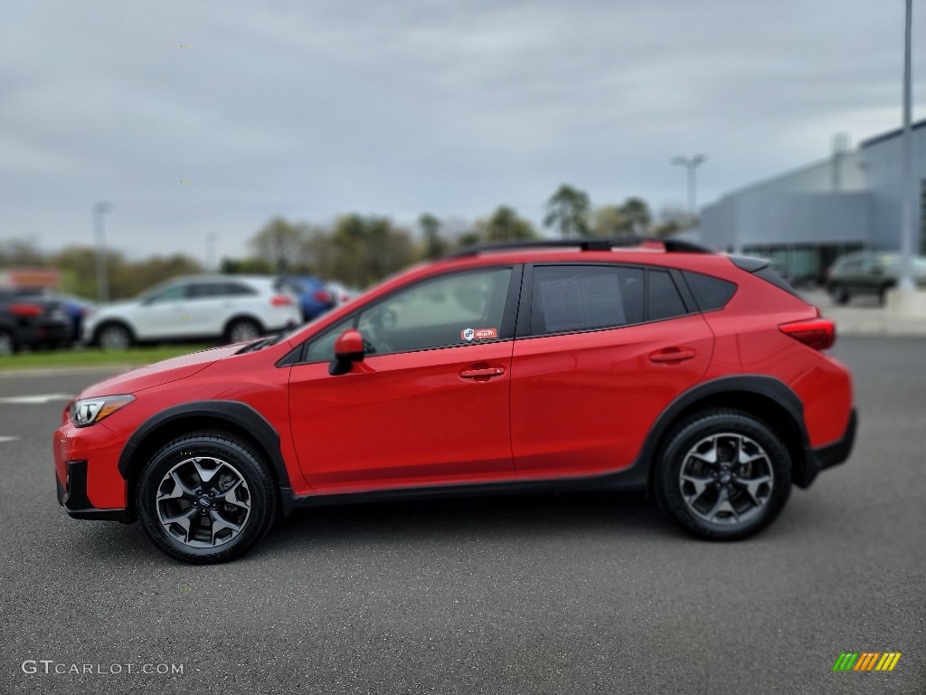 2020 Crosstrek 2.0 Premium - Pure Red / Black photo #14