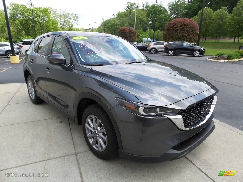 Machine Gray Metallic 2022 Mazda CX-5 S Preferred AWD Exterior Photo #144224829